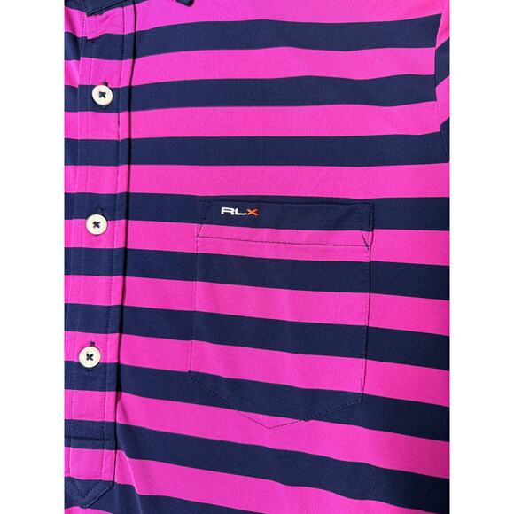 Ralph Lauren RLX golf polo shirt Mens size M Turtleson all over print lot of 2 - Picture 13 of 13